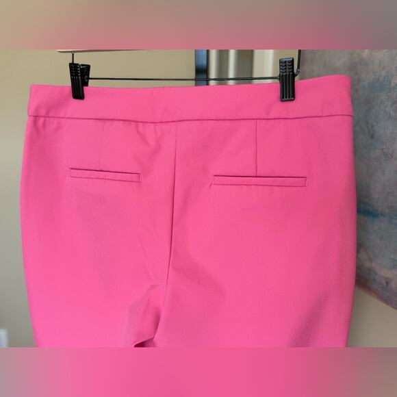 House of Harlow Pink Stretch Dress Pants Women’s Size 12 Slim Tapered Office - Picture 3 of 4